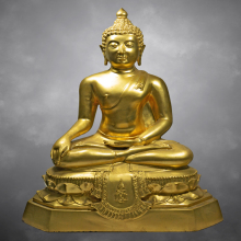 พระบูชาเชียงแสนสิงห์หนึ่ง ญสส. วัดบวรฯ ปี2536 ปิดทองคำแท้