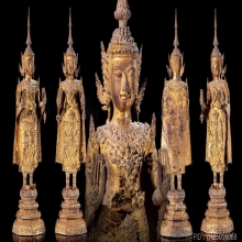 พระบูชายุครัตนะโกสินทร์ปางห้ามสมุทร