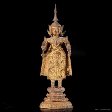 พระบูชายุครัตนะโกสินทร์ปางห้ามสมุทร