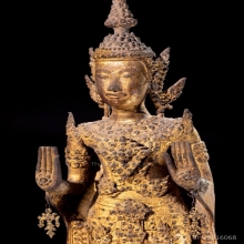 พระบูชายุครัตนะโกสินทร์ปางห้ามสมุทร