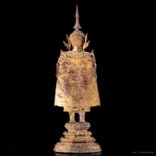 พระบูชายุครัตนะโกสินทร์ปางห้ามสมุทร
