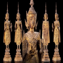 พระบูชายุครัตนะโกสินทร์ปางห้ามสมุทร
