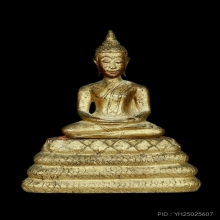 พระบูชา 2 ถอด เนื้อไม้สมัยอยุธยา หน้าตัก2.5 นิ้ว สูง 5.5นิ้ว