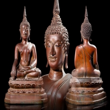 พระบูชายุครัชกาลเนื้อแดง