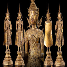 พระบูชายุครัตนะโกสินทร์ปางห้ามสมุทร