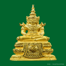 พระแก้วมรกต ภปร เนื้อทองคำขัดเงา ปี 2547 หนัก 21.49 g. 