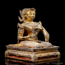 พระแม่โพสพทรงเครื่องยุครัตนะโกสินทร์