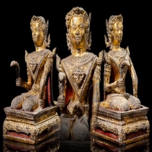 พระแม่โพสพทรงเครื่องยุครัตนะโกสินทร์