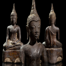 พระบูชาสมัยสุโขทัยสกุลช่างกำแพงเพชร 