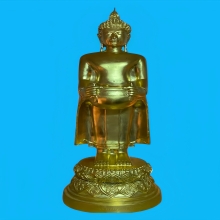 พระบูชาหลวงพ่อแก่นจันทร์ปิดทองแท้สูง23.5นิ้ว