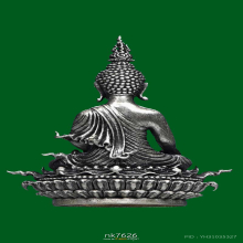 พระกริ่งพุทธประทานยศบารมี เนื้อเงิน พิมพ์เล็ก หมายเลข 1150