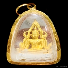 รูปหล่อพระพุทธชินราช สวยงามมาก เลี่ยมกรอบทองคำแท้