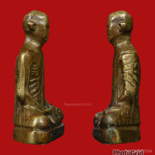 รูปเหมือนปั้มหลวงพ่อเดิม วัดหนองโพ พิมพ์C  พ.ศ.๒๔๘๒ 