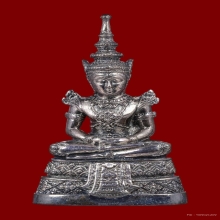 พระแก้วมรกตกรมสรรพสามิตเนื้อเงินรมดำ#๗๐๘๑๑ปี2539 สวยเดิมๆ