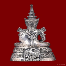 พระแก้วมรกตกรมสรรพสามิตเนื้อเงินรมดำ#๗๐๘๑๑ปี2539 สวยเดิมๆ