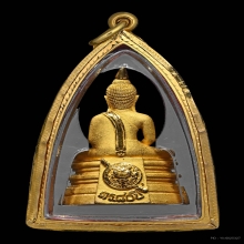 หลวงพ่อโสธร 80 ปี กรมตำรวจ 2538 เนื้อทองคำพิมพ์ใหญ่ คอ3เส้น