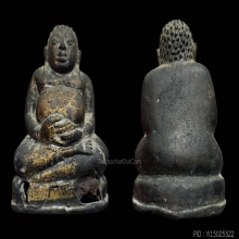 พระบูชาพระสังกัจจายน์ เชียงเเสน เนื้อสำริด ตัก 2 นิ้วกว่า 