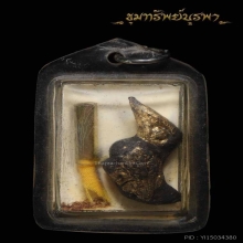 รูปเก่า+ตะกรุด+นกสาริกา หลวงพ่อน่วม วัดหลวงครู