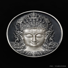พระโพธิสัตว์ ประทานความสุข 60 ปี เนื้อเงิน อ.เฉลิมชัย