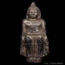 พระร่วงยืนเปิดโลก เนื้อว่านหน้าเงิน กรุวัดมหาธาตุ จ.สุโขทัย