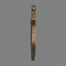 เหรียญหลวงพ่อเปลี่ยน วัดใต้ รุ่นเเรก ปี2472 ยันต์ตรง