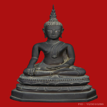 พระบูขารัชกาล หน้าตัก 5 นิ้ว ดินไทย