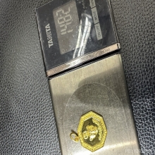 เหรียญแปดเหลี่ยมเจ้าพ่อเสือ เสาชิงช้า เนื้อทองคำ