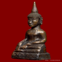 พระบูชาศิลปะนครศรีธรรมราช เนื้อทองแดงเถื่อน ปางมารวิชัย