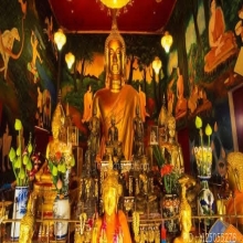 พระหลวงพ่อโบสถ์น้อย เนื้อดินเผา รุ่นแรก ปี2488
