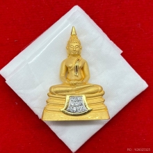 พระทองคำ.หลวงพ่อโสธรประดับเพชรแท้ปี 2542 