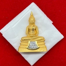 พระทองคำ.หลวงพ่อโสธรประดับเพชรแท้ปี 2542 