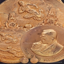 เหรียญพระมหาชนก พิมพ์ใหญ่ ปี 2539 เนื้อนาค