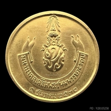 #พระทองคำ.. เหรียญพระนอน วัดโพธิ์ หลัง ภปร.