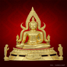 พระพุทธชินราช วัดนางพญา ปี 2514 หน้าตัก 9 นิ้ว ปิดทอง