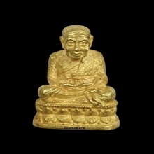 พระทองคำ หลวงปู่ทวด รุ่นสร้างเจดีย์ (พิมพ์กลาง)