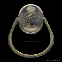 แหวนเพชรกลับ หลวงพ่อกัน วัดเขาแก้ว ลงถมสีดำ หายาก