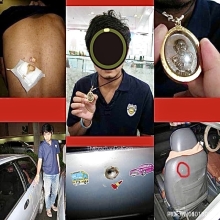 หลวงปู่สี ฉันทสิริ เหรียญอายุยืน ครึ่งองค์ เหรียญหยุดกระสุน 