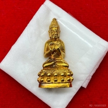 พระทองคำ.พระกริ่งบรมครูดีดน้ำมนต์ปี2542(มีจาร)