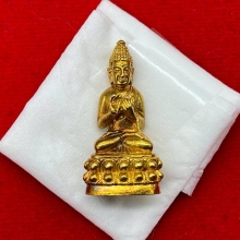 พระทองคำ.พระกริ่งบรมครูดีดน้ำมนต์ปี2542(มีจาร)