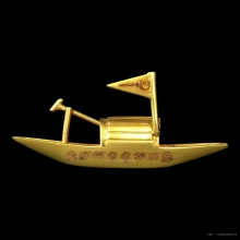 เศรษฐีเรือทองรุ่น6 วัดพุน้อย จังหวัดลพบุรี เนื้อทองคำแท้ 