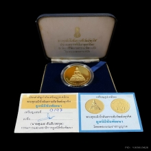 พระทองคำขัดเงา เหรียญพระพุทธนิรโรคันตราย