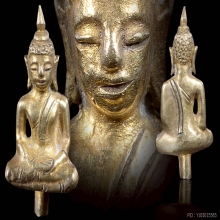 พระยอดธงทองคำอยูธยา ชนะแชมปงานประกวด มีใบเซอร์ทองแท้ %ทอง