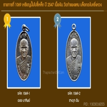 หลวงปู่แผ้วรุ่น ใบขี้เหล็ก รุ่นแรก เนื้อเงิน! รางวัลงานสมาคม