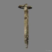 เหรียญหลวงปู่เข็ม วัดข่อย รุ่นเเรก  ปี2477  จ.อ่างทอง