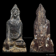 พระอู่ทอง กรุวัดเหนือ เนื้อตะกั่วสนิมแดง จ.กาญจนบุรี สวย แดง