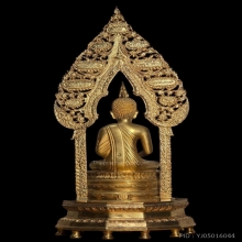 พระนิรันตราย 108 ปี วัดราชประดิษฐ์ฯ ปี ๒๕๑๕ กะไหล่ทอง