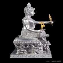บูชาท้าวเวส เนื้อเงินยวง หลวงพ่ออิฏฐ์ วัดจุฬามณี ปี52 