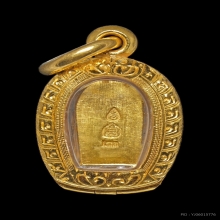 ปรกทองคำพระอาจารย์ อดิเรก สร้าง232องค์ตลับทองฝังเพชร