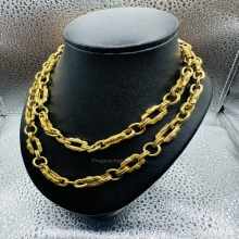 สร้อยคอทองคำแท้9k ลายสวยสวมคอได้ น้ำหนักทอง66.99 กรัม
