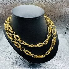 สร้อยคอทองคำแท้9k ลายสวยสวมคอได้ น้ำหนักทอง66.99 กรัม